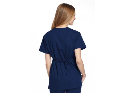 Dámska blúza Cherokee so zaväzovaním - námornícka modrá (Veľkosť XXS)