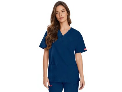 Dámska blúza Dickies - námornícka modrá (Veľkosť XXS)