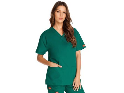 Dámska blúza Dickies - poľovnícka zelená (Veľkosť XXS)