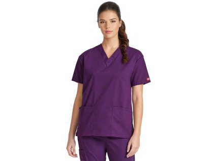 Dámska blúza Dickies – fialová (Veľkosť XXS)