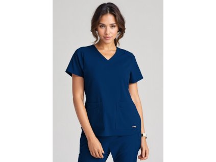 Dámska blúza EMMA Grey´s Anatomy STRETCH EXPERIENCE - námornická modrá (Veľkosť XS)