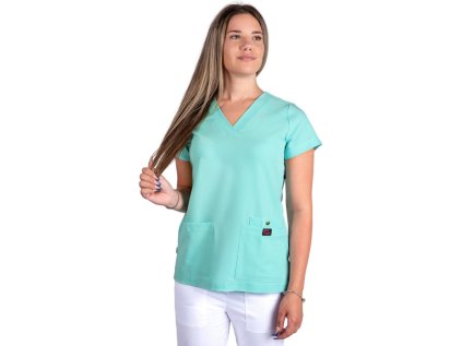 Dámska blúza FRESH TOP - fresh mint (Veľkosť XXS)