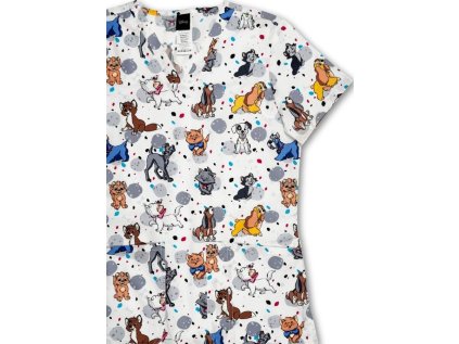 Dámska blúza Psi a mačky (Veľkosť XXS)