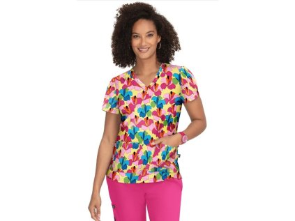 Dámska blúza s letnou potlačou BORA BORA (Veľkosť XXS)