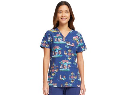 Dámska blúza s potlačou "Kolotoč" (Veľkosť XS)