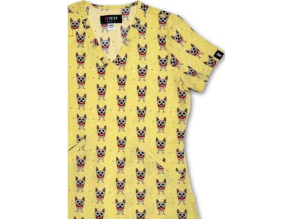 Dámska blúza s potlačou TESS (Veľkosť XXS)