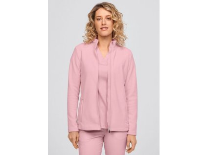 Dámska ružová mikina FLEECE (Veľkosť XS)