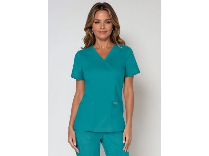 Dámska zdravotnícka blúza Cherokee REVOLUTION - modrozelená (Veľkosť XXS)