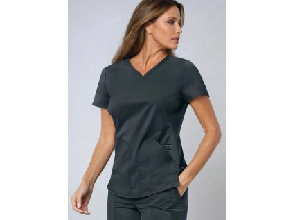 Dámska zdravotnícka blúza Cherokee Revolution ACTIVE STYLING - tmavo šedá (Veľkosť XXS)