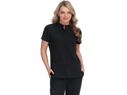 Dámska zdravotnícka blúza DRIVEN TOP - čierna (Veľkosť XS)