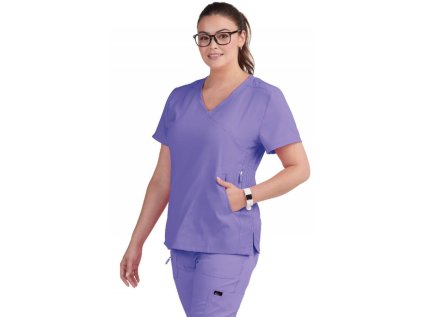 Dámska zdravotnícka blúza FUNCTIONAL - fialová (Veľkosť XS)