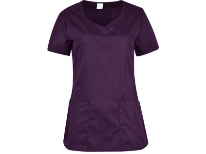 Dámska zdravotnícka blúza INESS - čučoriedková (Veľkosť XS)