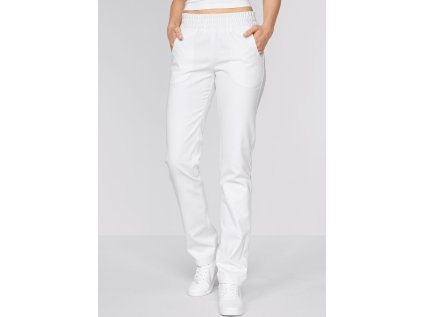 Dámske biele nohavice 95° WASH (Veľkosť XS, Strih Normálny)