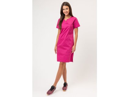 Dámske lekárske šaty SUNRISE UNIFORMS CHARM - fuschia (Veľkosť XXS)