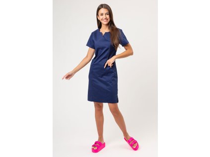 Dámske lekárske šaty SUNRISE UNIFORMS CHARM - námornícka modrá (Veľkosť XXS)