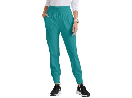 Dámske nohavice CARLY JOGGER SCRUBS – modrozelené (Veľkosť XS)