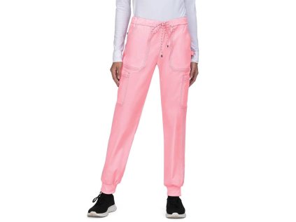 Dámske nohavice Giana Stretch - ružová (Veľkosť XS)