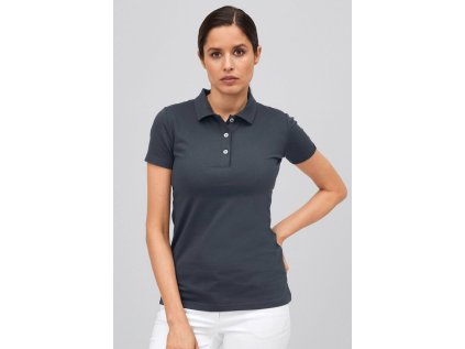 Dámske POLO tričko - antracit (Veľkosť XS)