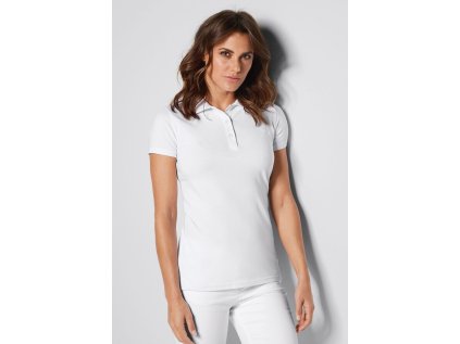 Dámske POLO tričko - biele (Veľkosť XS)