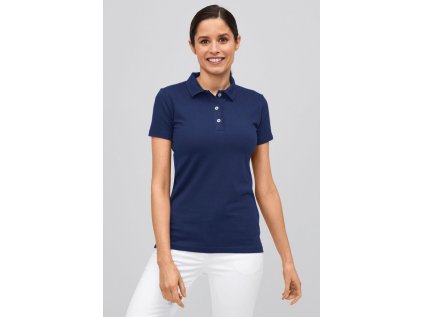 Dámske POLO tričko - námornícky modré (Veľkosť XS)