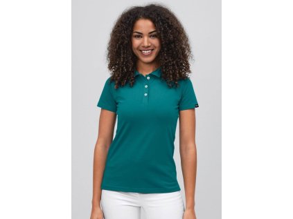 Dámske POLO tričko - smaragd (Veľkosť XS)