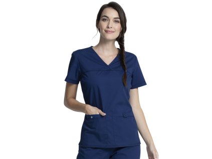 Elegantná dámska blúza - námornícka modrá (Veľkosť XXS)