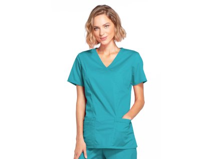 Ordinačná blúza - modrozelená (Veľkosť XXS)