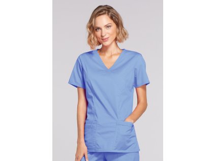 Ordinačná blúza - nebeská modrá (Veľkosť XXS)