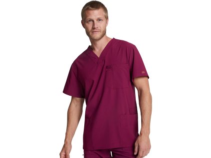 Pánska blúza Dickies EDS Essentials - vínová (Veľkosť XXS)
