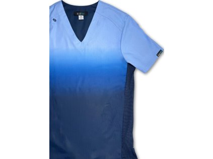 Pánska blúza s modrou potlačou (Veľkosť XS)