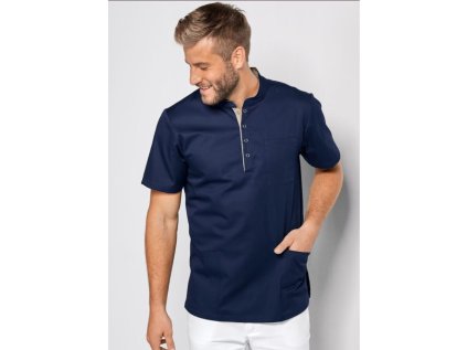 Pánska polokošeľa - námornícka modrá (Veľkosť S)