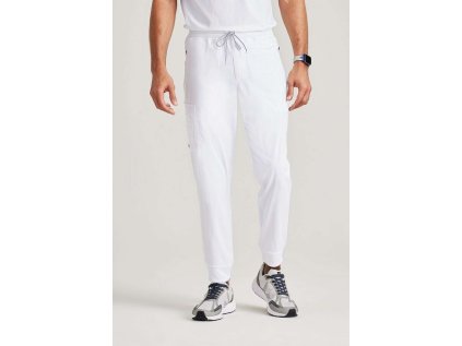 Pánske jogger nohavice MURPHY GREY´S - biela (Veľkosť XS)