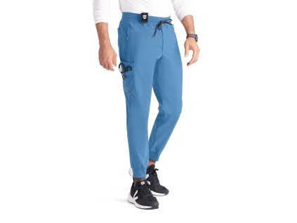 Pánske jogger nohavice MURPHY GREY´S - nebeská modrá (Veľkosť XS)