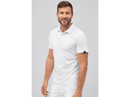 Pánske POLO tričko - biele (Veľkosť S)