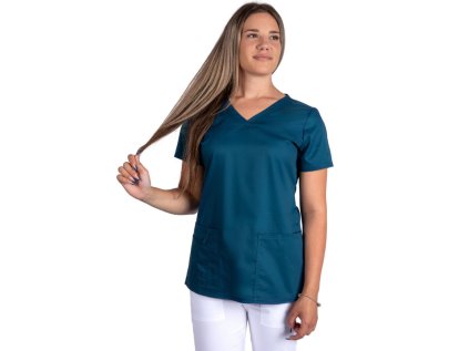 Pracovná blúza FIT - karibská modrá (Veľkosť XXS)