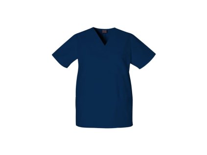 Unisexová blúza "V" výstrih - námornícka modrá (Veľkosť XXS)
