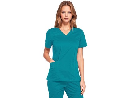 Zdravotnícka blúza Cherokee Core Stretch BEST - modrozelená (Veľkosť XXS)