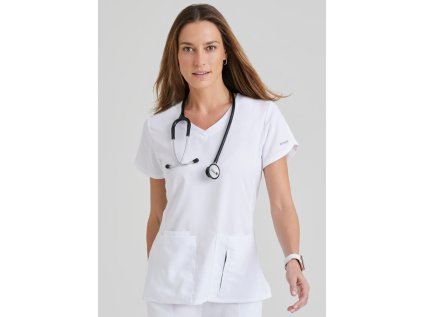 Zdravotnícka blúza CORA Grey´s Anatomy - biela (Veľkosť XS)