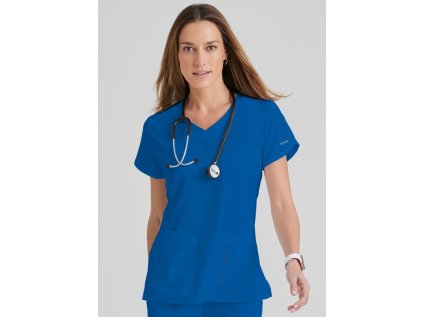 Zdravotnícka blúza CORA Grey´s Anatomy - kráľovská modrá (Veľkosť XS)