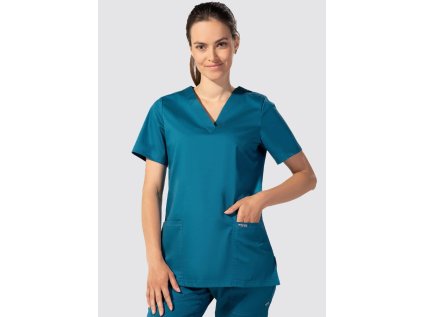 Zdravotnícka blúza FLEX ZONE I - karibská modrá (Veľkosť 34)