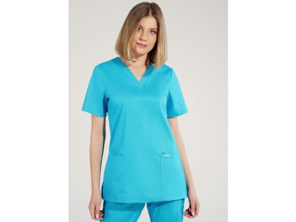 Zdravotnícka blúza FLEX ZONE I - tyrkysová (Veľkosť 34)