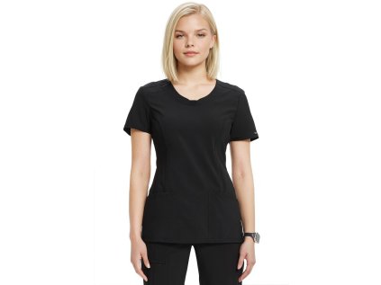 Zdravotnícka blúza INFINITY - čierna (Veľkosť XS)