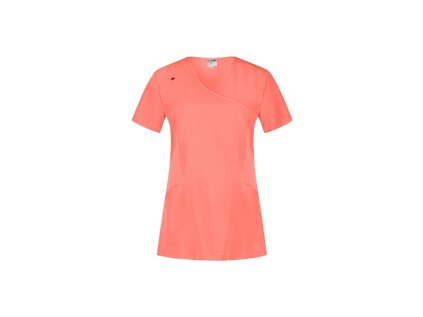 Zdravotnícka blúza JUSTINA - korálová (Veľkosť XS)