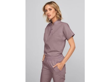 Zdravotnícka blúza LONDON (TENCEL™) - pastelová fialová (Veľkosť XS)