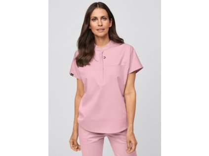 Zdravotnícka blúza LONDON (TENCEL™) - staroružová (Veľkosť XS)