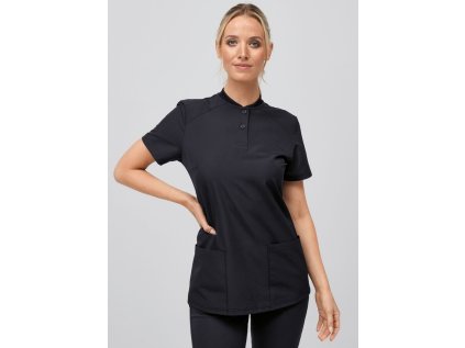 Zdravotnícka blúza PARIS - čierna (Veľkosť M)