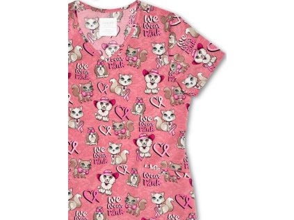 Zdravotnícka blúza PINK (Veľkosť XXS)