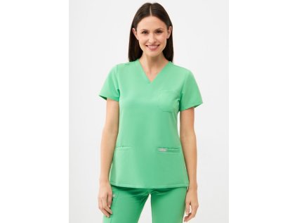 Zdravotnícka blúza RAYON - jarná zelená (Veľkosť XS)