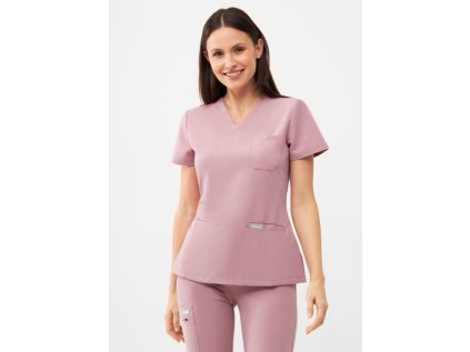 Zdravotnícka blúza RAYON - staroružová (Veľkosť XS)