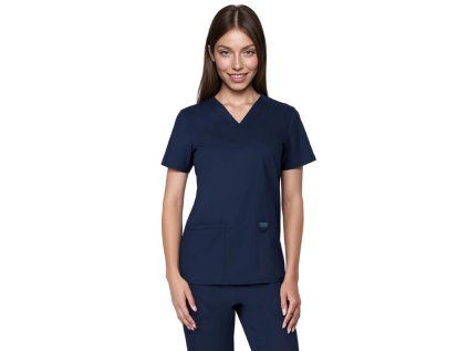 Zdravotnícka blúza REVOLUTION - námornícka modrá (Veľkosť XXS)